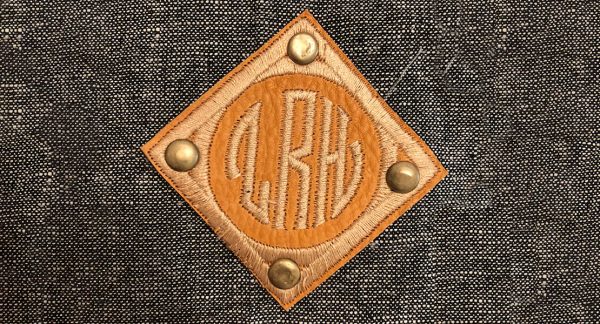 Leather Monogram Patch