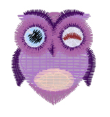 Owl Embroidered Sleep Mask - second owl