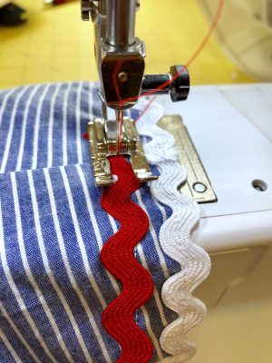 Rickrack Hem Trim - Step 4 - BERNINA WeAllSew Blog - Erica Bunker ...