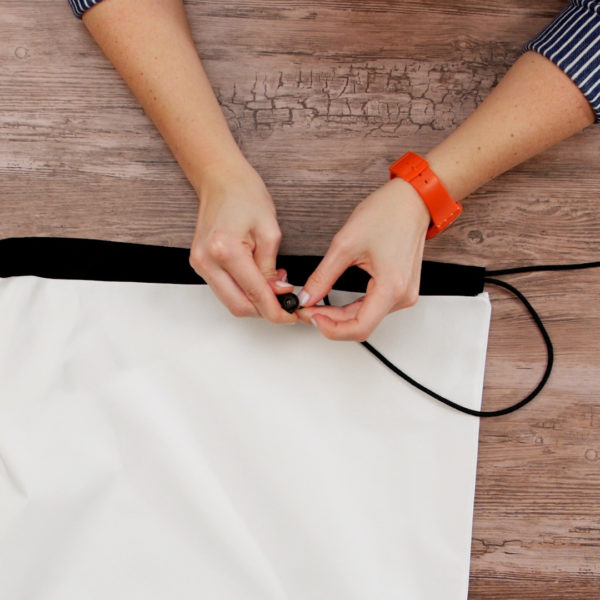 Wash and Wear Applique Bag - add cord