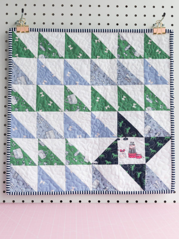 Turning Triangles Mini Quilt Pattern