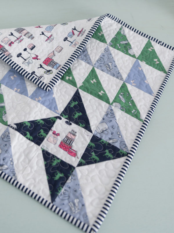 Turning Triangles Mini Quilt Pattern