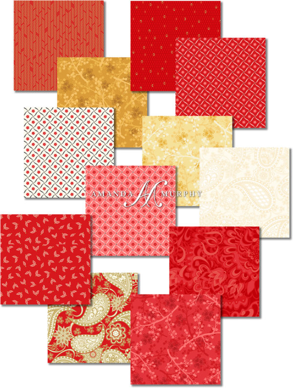 BERNINA 125th Anniversary Quilt-along - Jubilee fabric selection