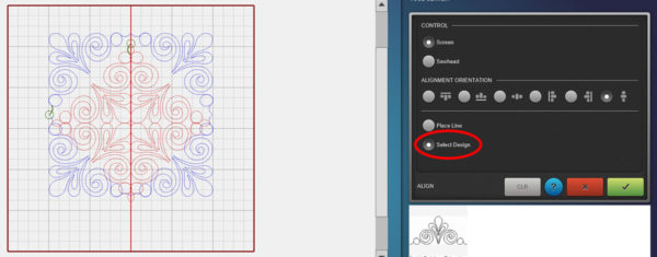 Creating New Designs Q-matic - align and place