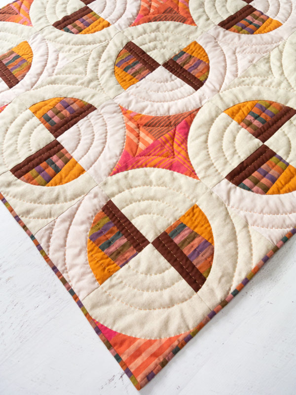 Modern Fans Sew-along with Suzy Quilts Earthy Baby Quilt 