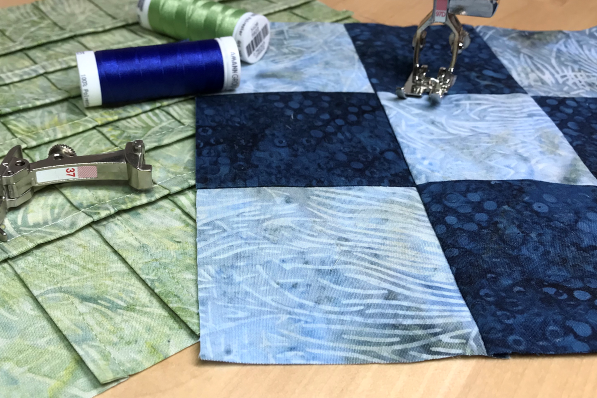 Quarter Inch Stitching with BERNINA Patchwork Feet WeAllSew