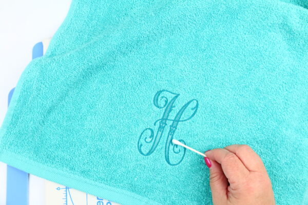 we all sew part 7 embroider on napped embroider on towel