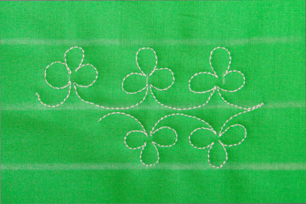 create the double Clover border