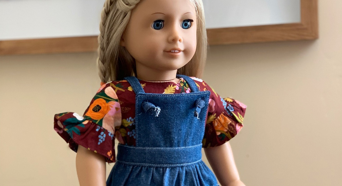 18 Inch Doll Pattern and Tutorial from WeAllSew