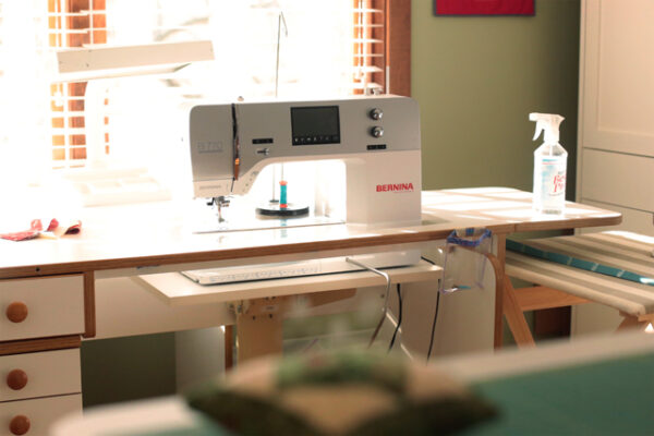 BERNINA 770 QE in a sewing room