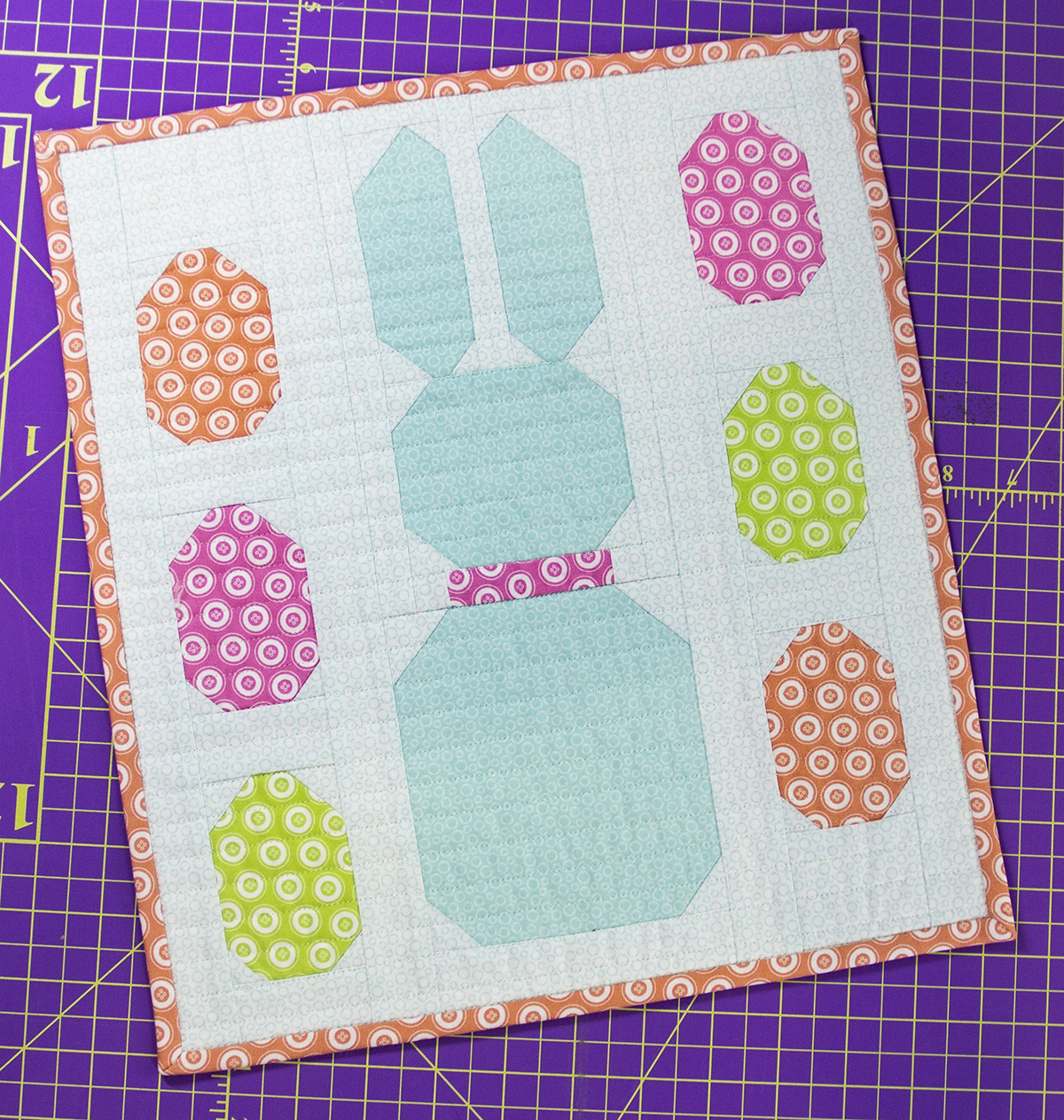 Easter Bunny Mini Quilt WeAllSew