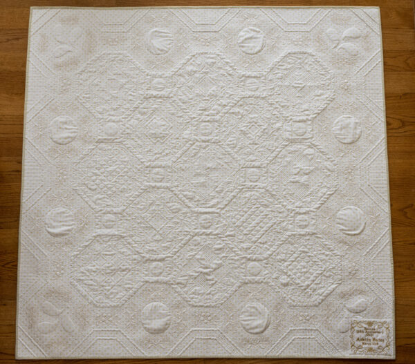 BERNINA 125th Anniversary Quilt-along: Grand Prize Winner, finished quilt back