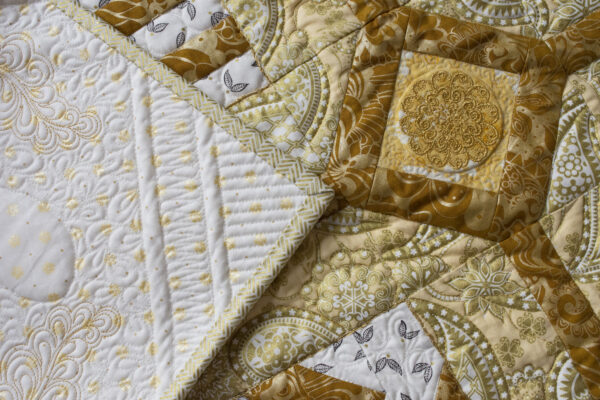 BERNINA 125th Anniversary Quilt-along: Grand Prize Winner, mitered corner