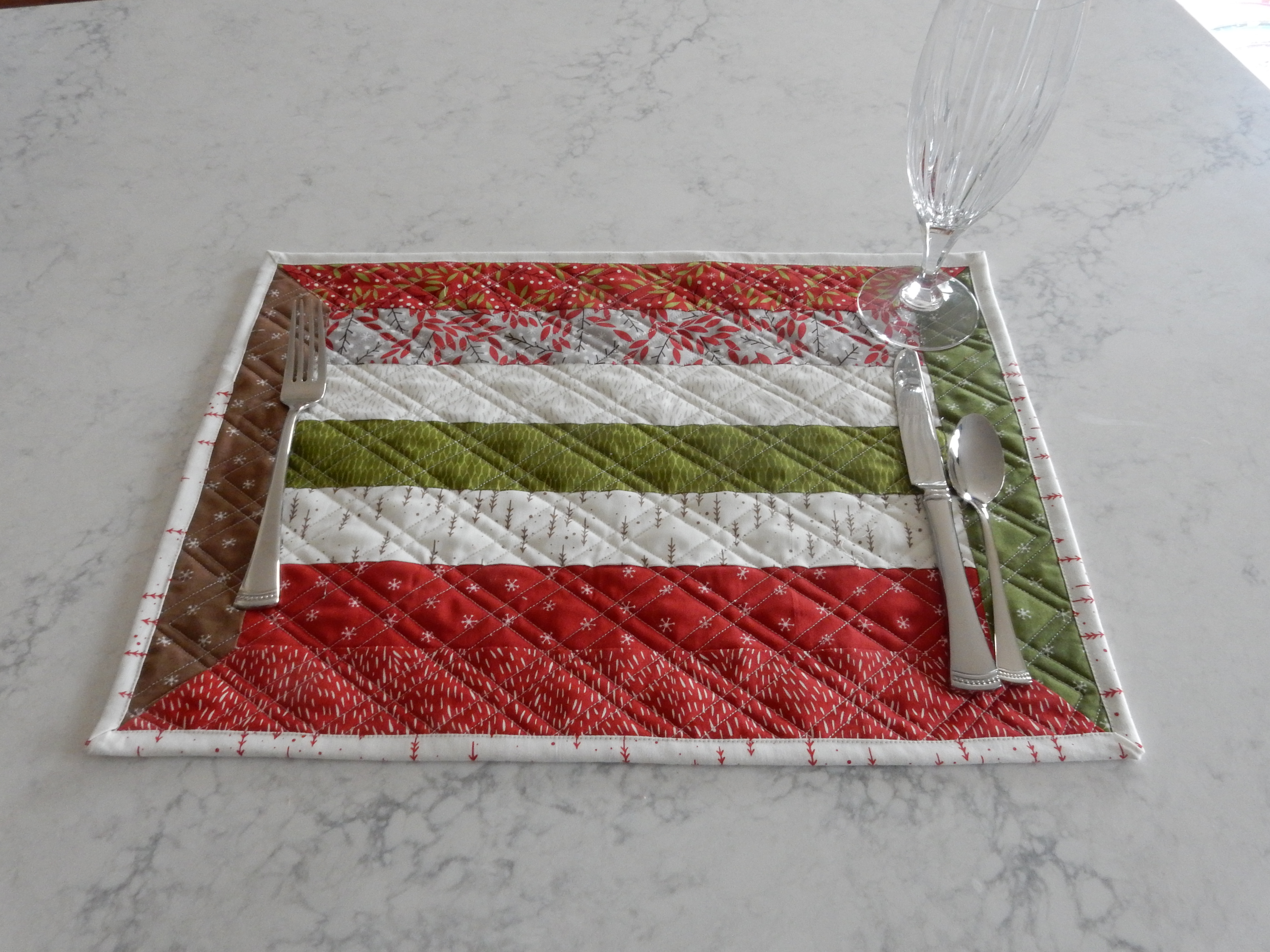 Quilt-As-You-Go Placemats! Fast & simple project that makes great