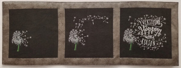 Dandelion Wall Art tutorial at WeAllSew