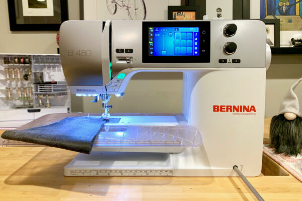 BERNINA 480 sewing leather