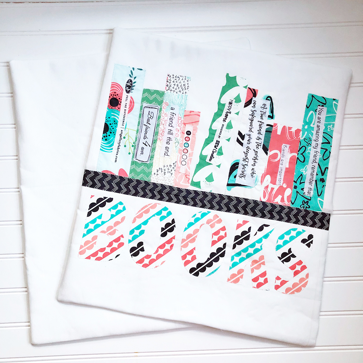 Library Book Tote and Pencil Case: Sewing the tote