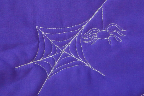 How to Free-motion Quilt a Spider Web