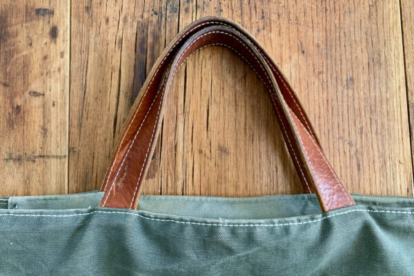 Adding Leather Accents Sewn Bag Handles