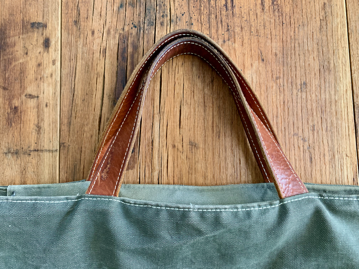 Adding Leather Accents Sewn Bag Handles