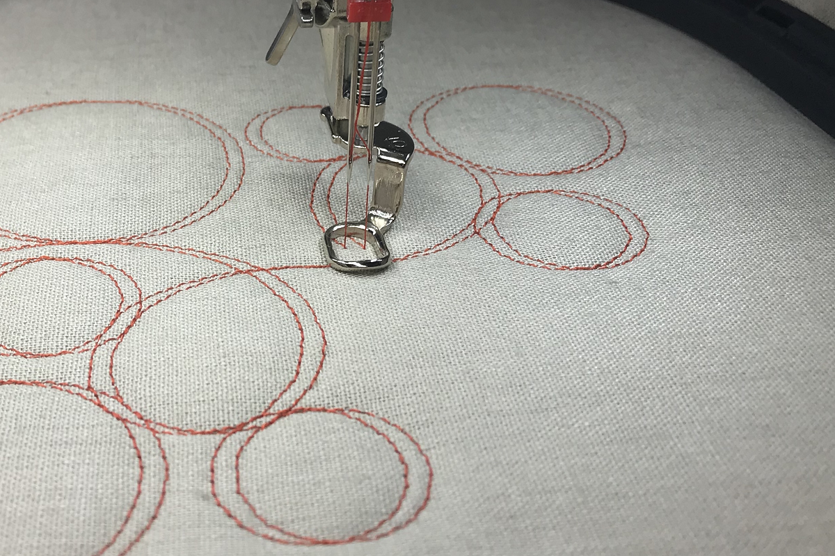 stitching a double design