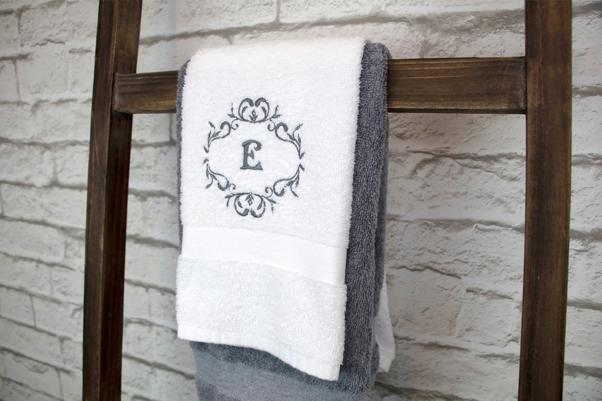 Monogrammed Towels Tutorial