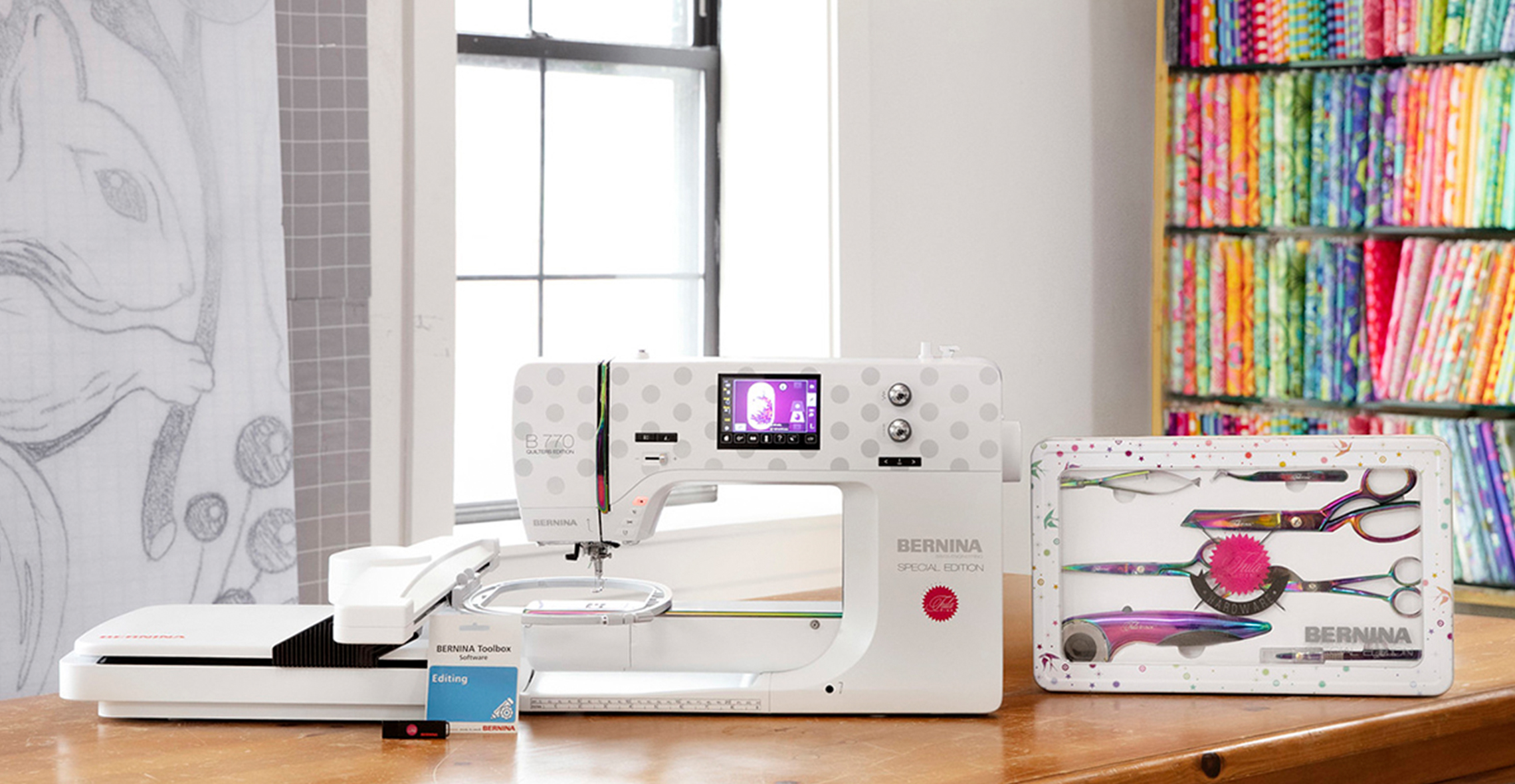 New Tula Pink Special Edition Machines