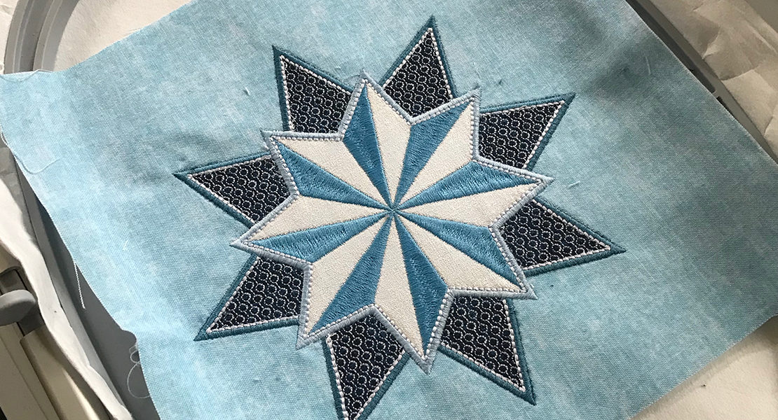 Stardust Quilt-along Embroidery and Stabilizer
