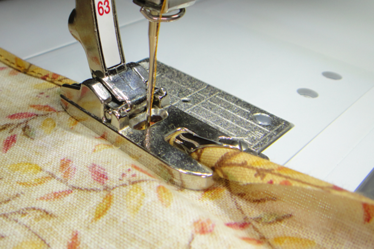 stitching a hem