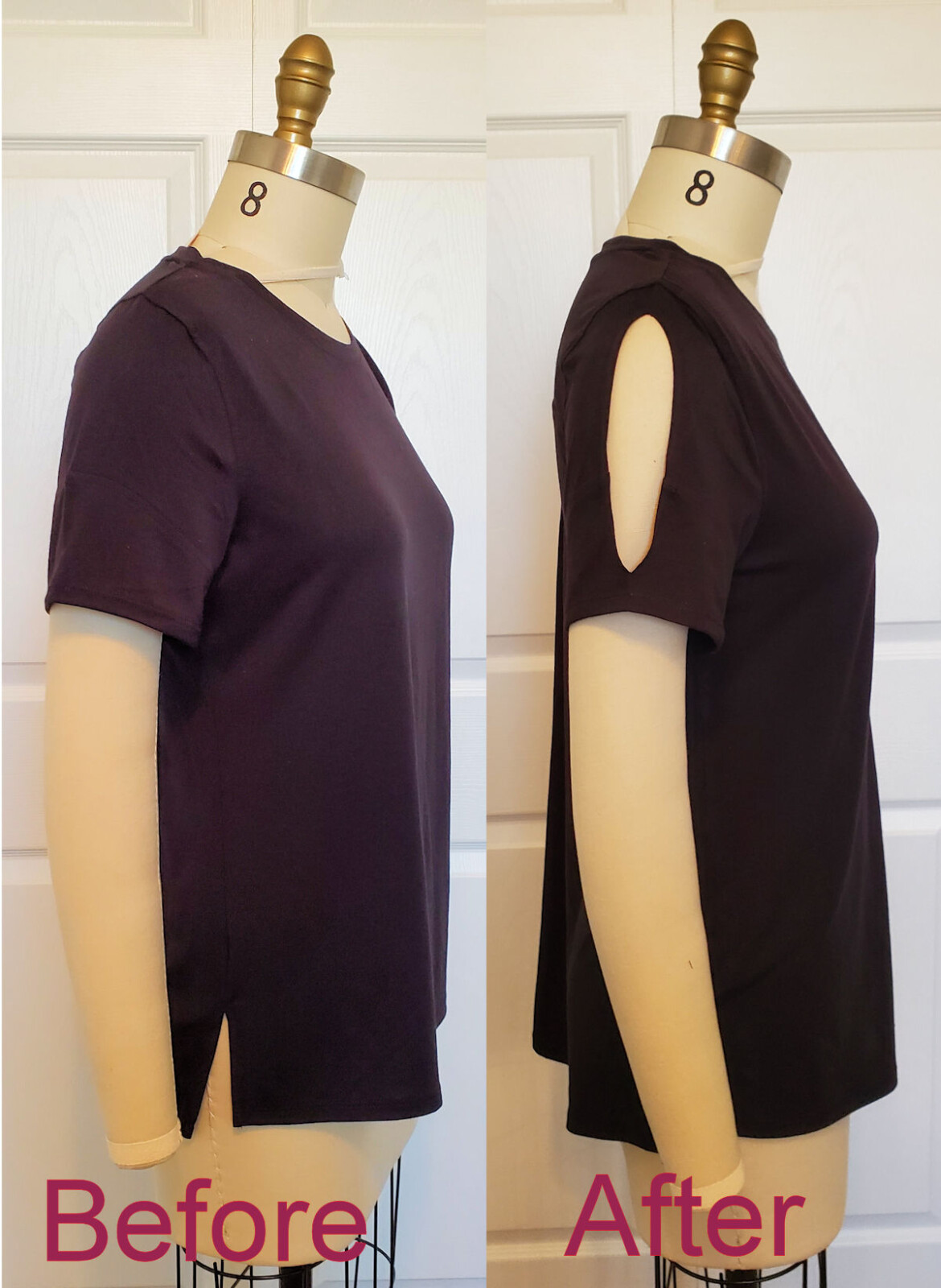 SWF Cold Shoulder Shirred Top