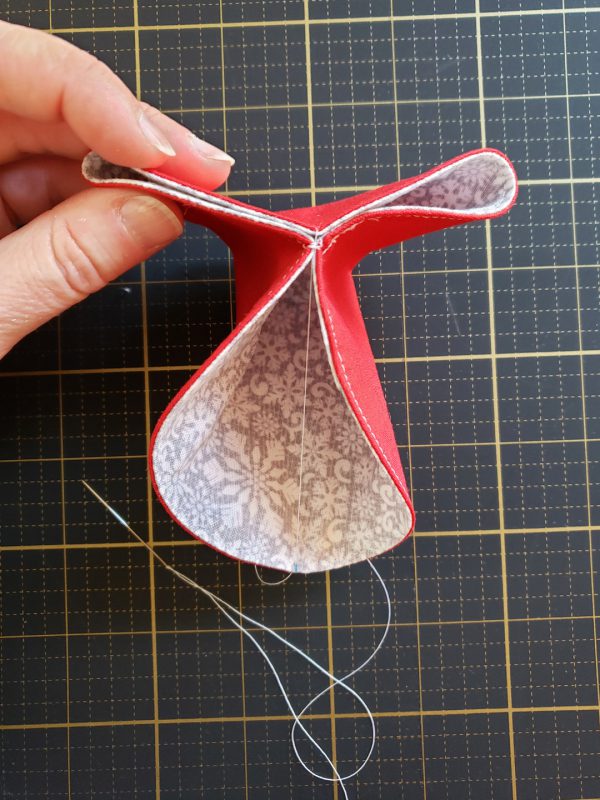 Folded Fabric Ornament Tutorial from WeAllSew
