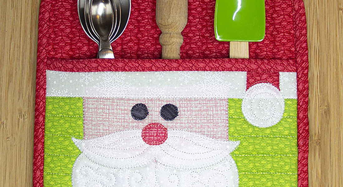 Holiday Potholder Tutorial from WeAllSew
