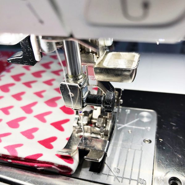 Fabric Envelope Tutorial: Edge-stitching