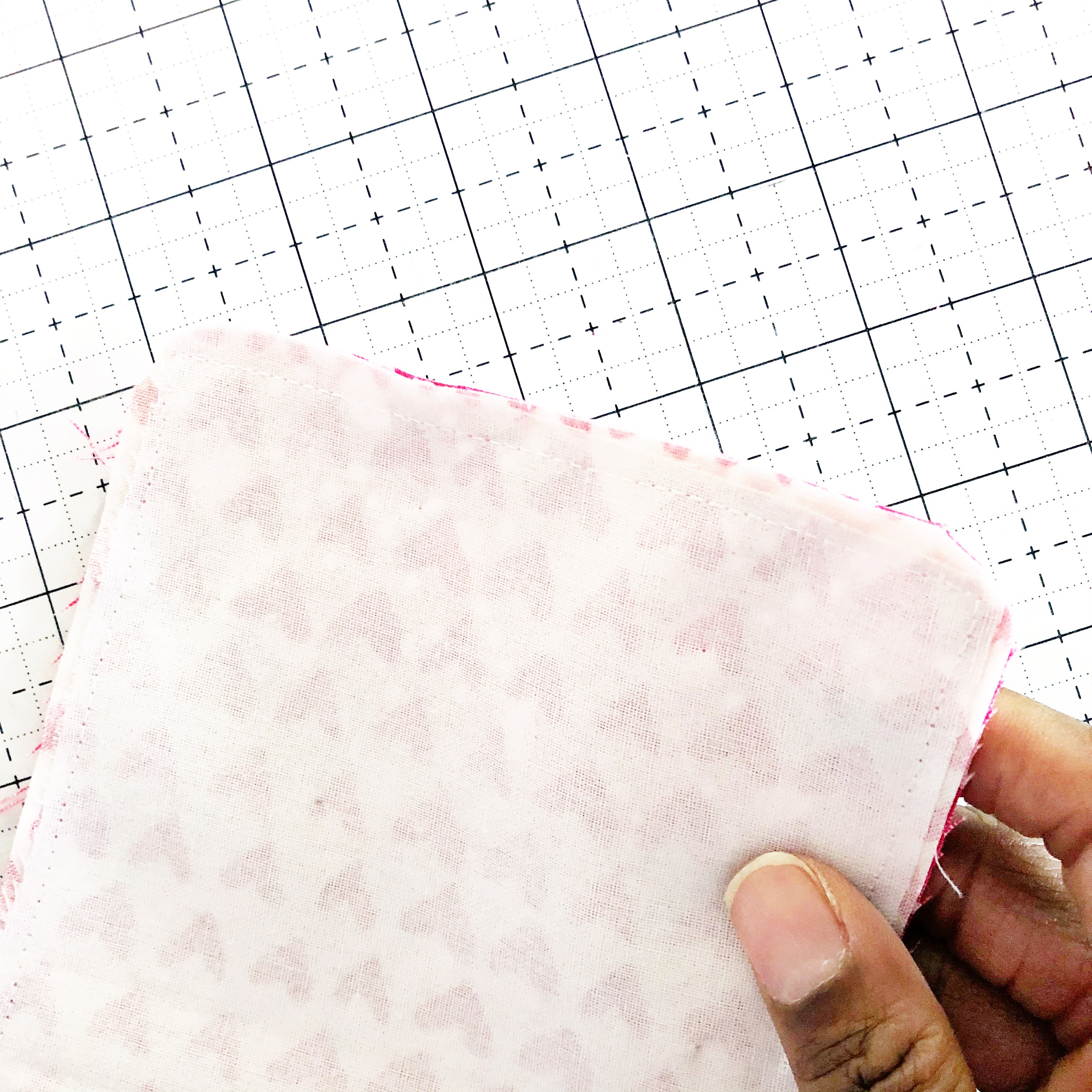Fabric Envelope Tutorial: Ironing and Cutting