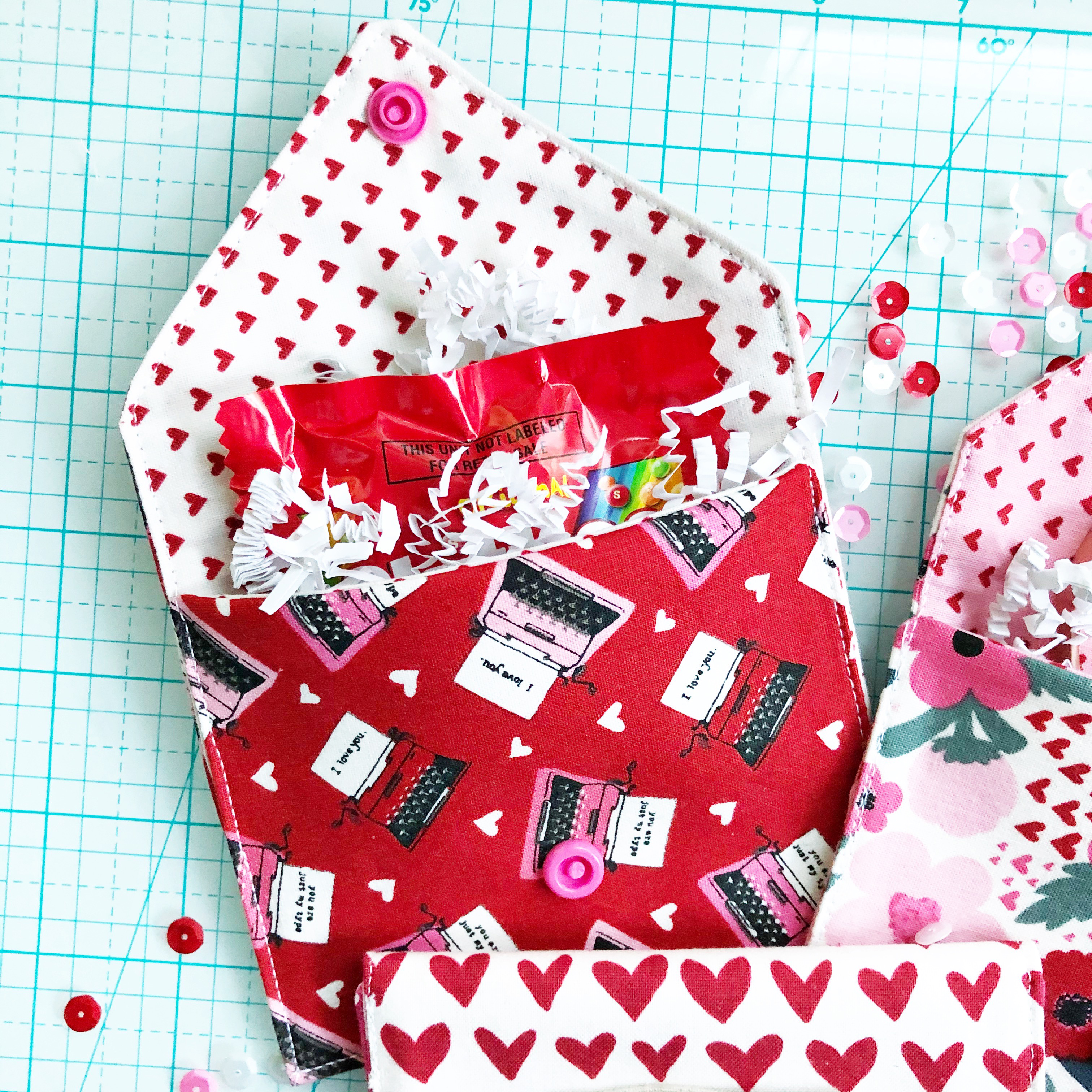 Fabric Envelope Tutorial: Finished Product