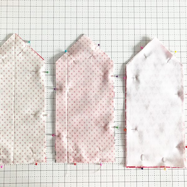 Fabric Envelope Tutorial: Prepare the fabric for sewing