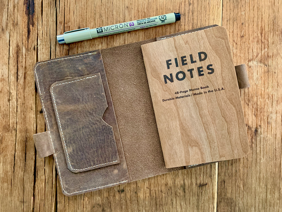 Leather Field Notes Cover 2