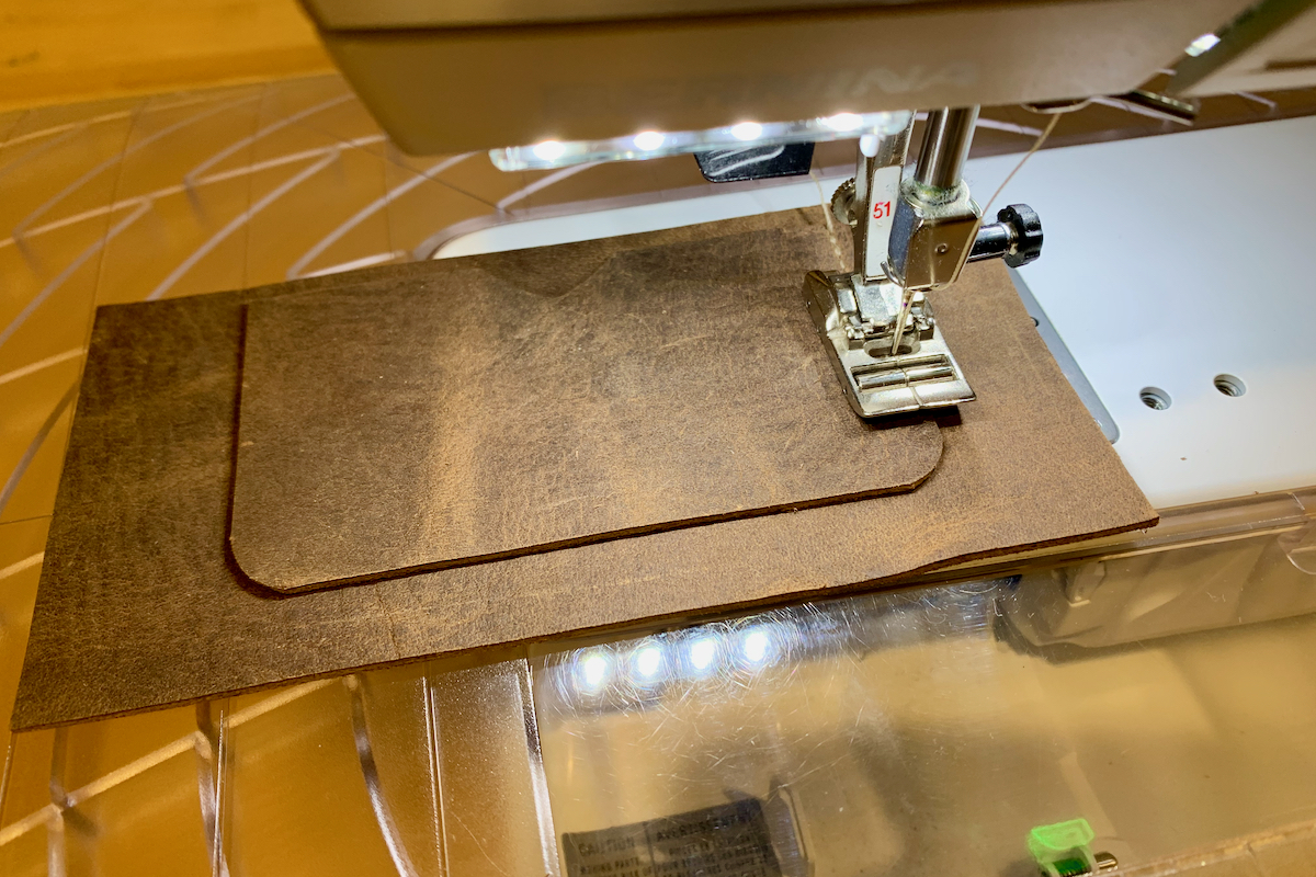 Leather Field Notes Cover Card Pocket Sewing