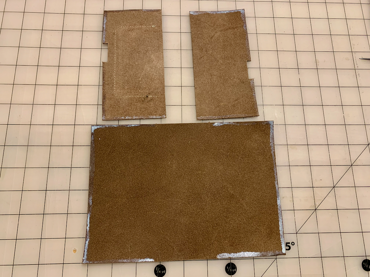 Leather Field Notes Cover Glue Up 2