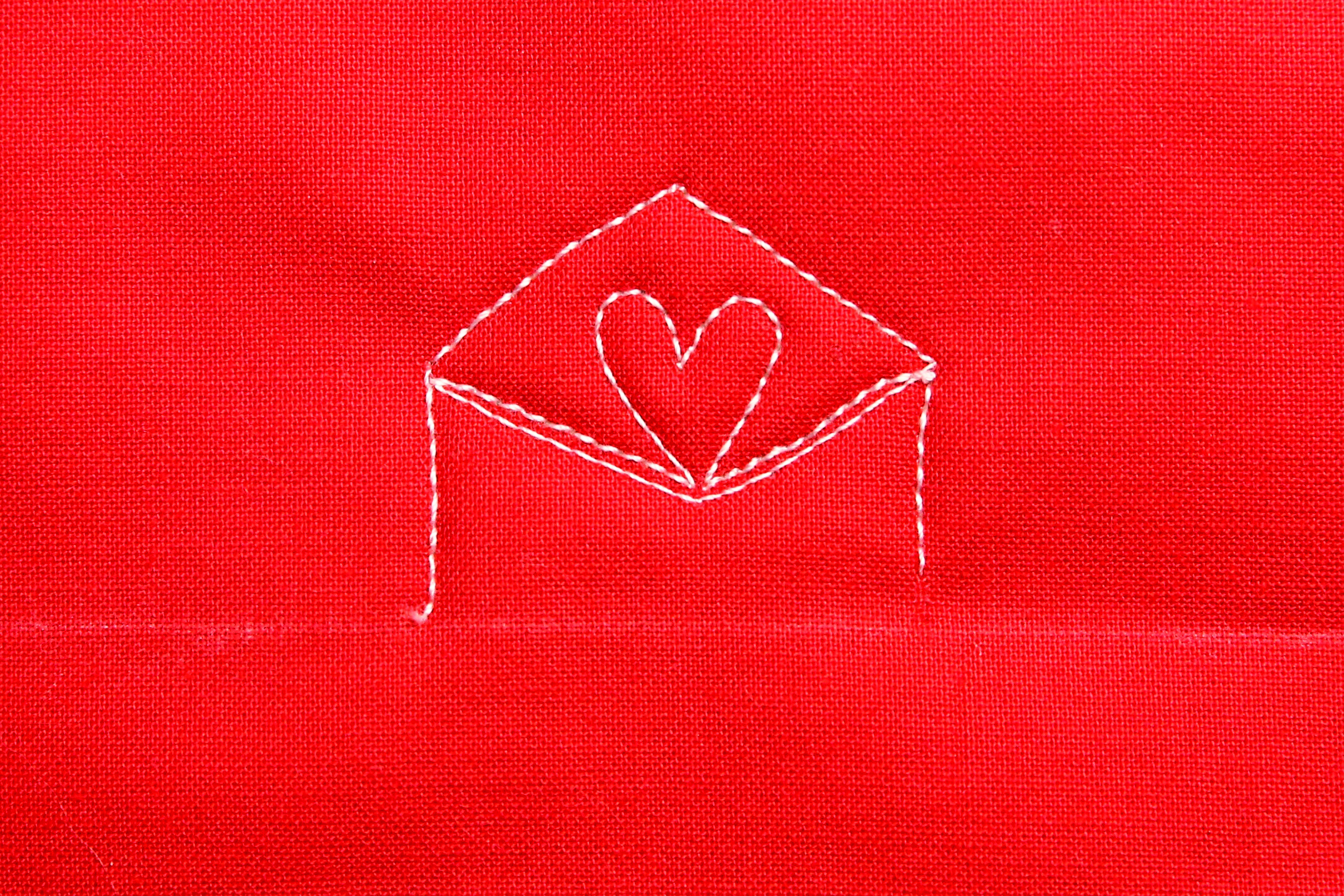 How to free-motion quilt a love letter: step thirteen