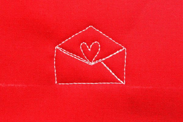 How to free-motion quilt a love letter: step fourteen