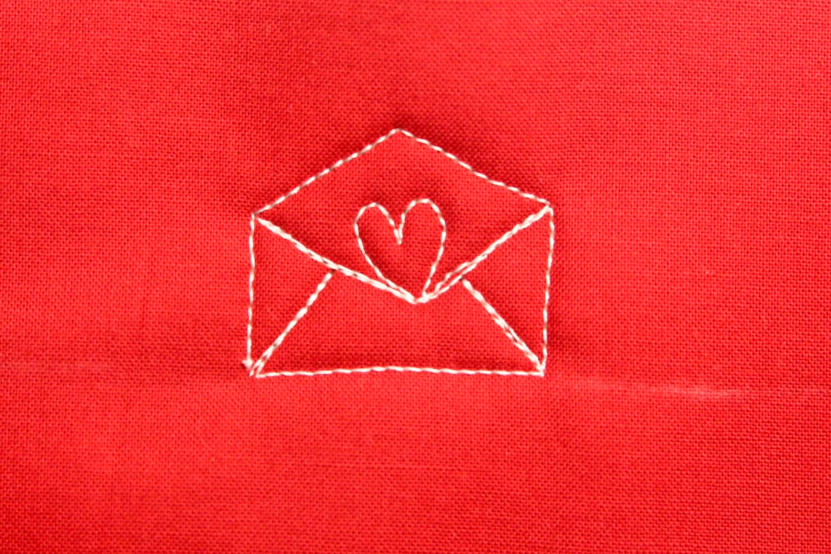 How to free-motion quilt a love letter: step fifteen