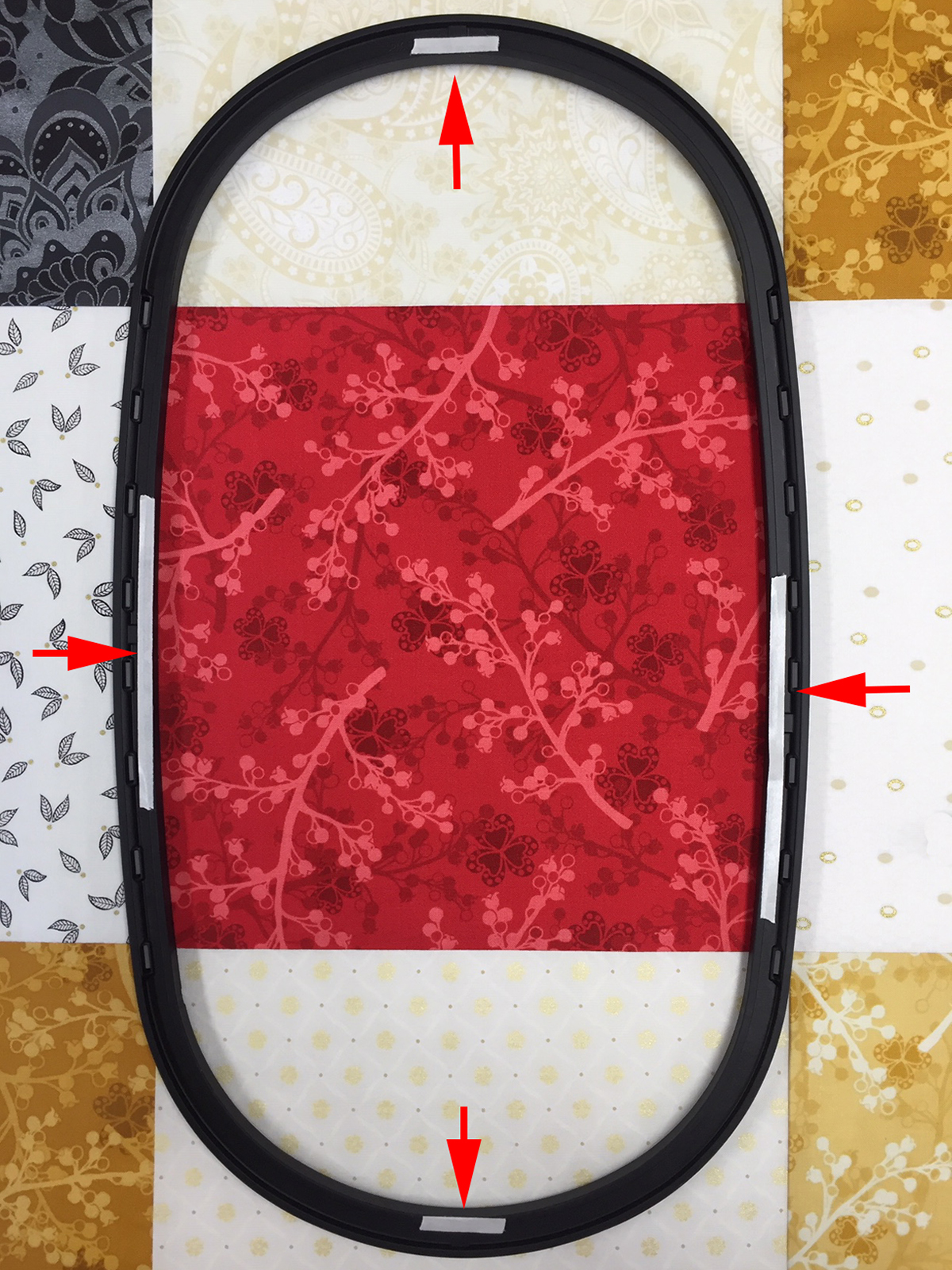 EdgetoEdge Quilting in the Embroidery Hoop WeAllSew