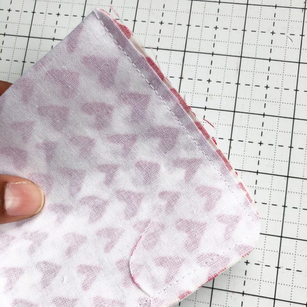 Fabric Weight Tutorial: Trim and turn the fabric