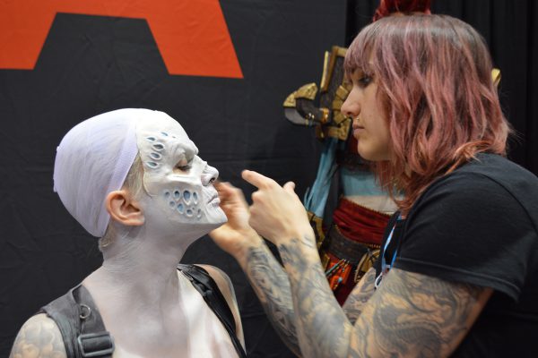 Egg Sisters Makeup Prosthetic BERNINA at C2E2