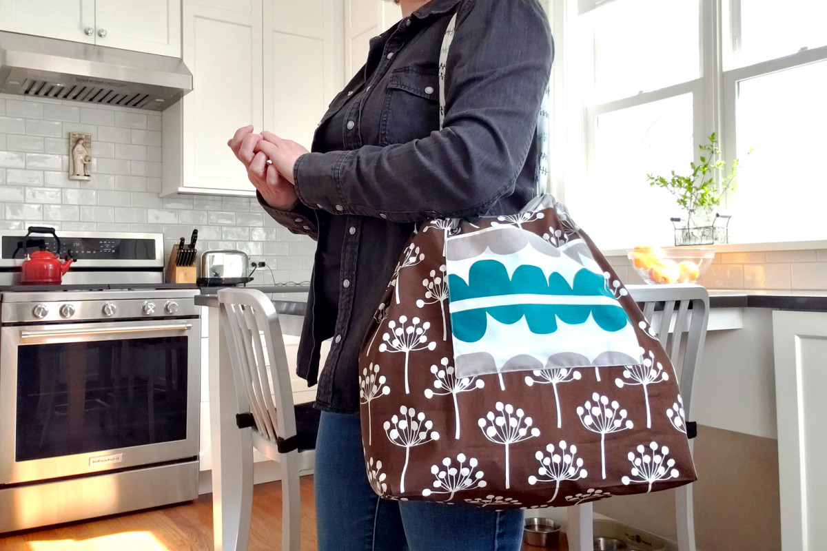 Fat Quarter Tote Bag Tutorial WeAllSew