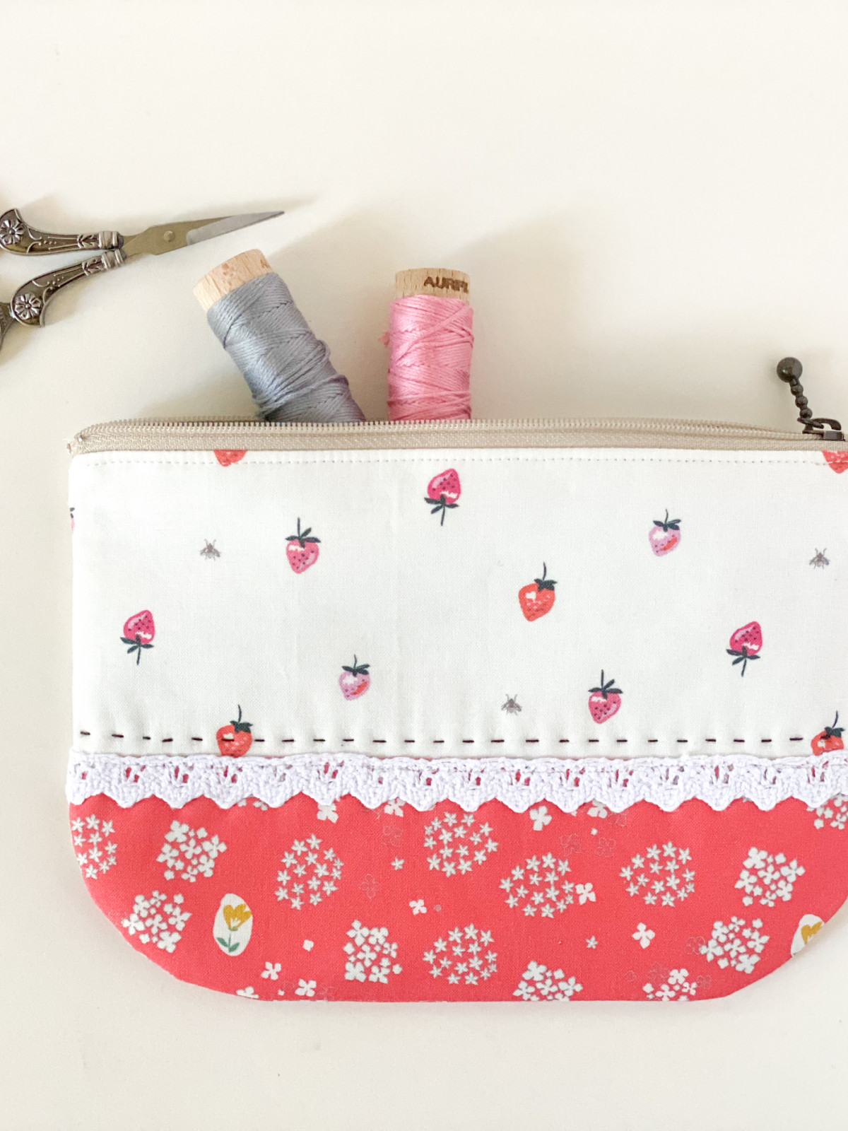 Round Zipper Pouch and Book Giveaway - WeAllSew