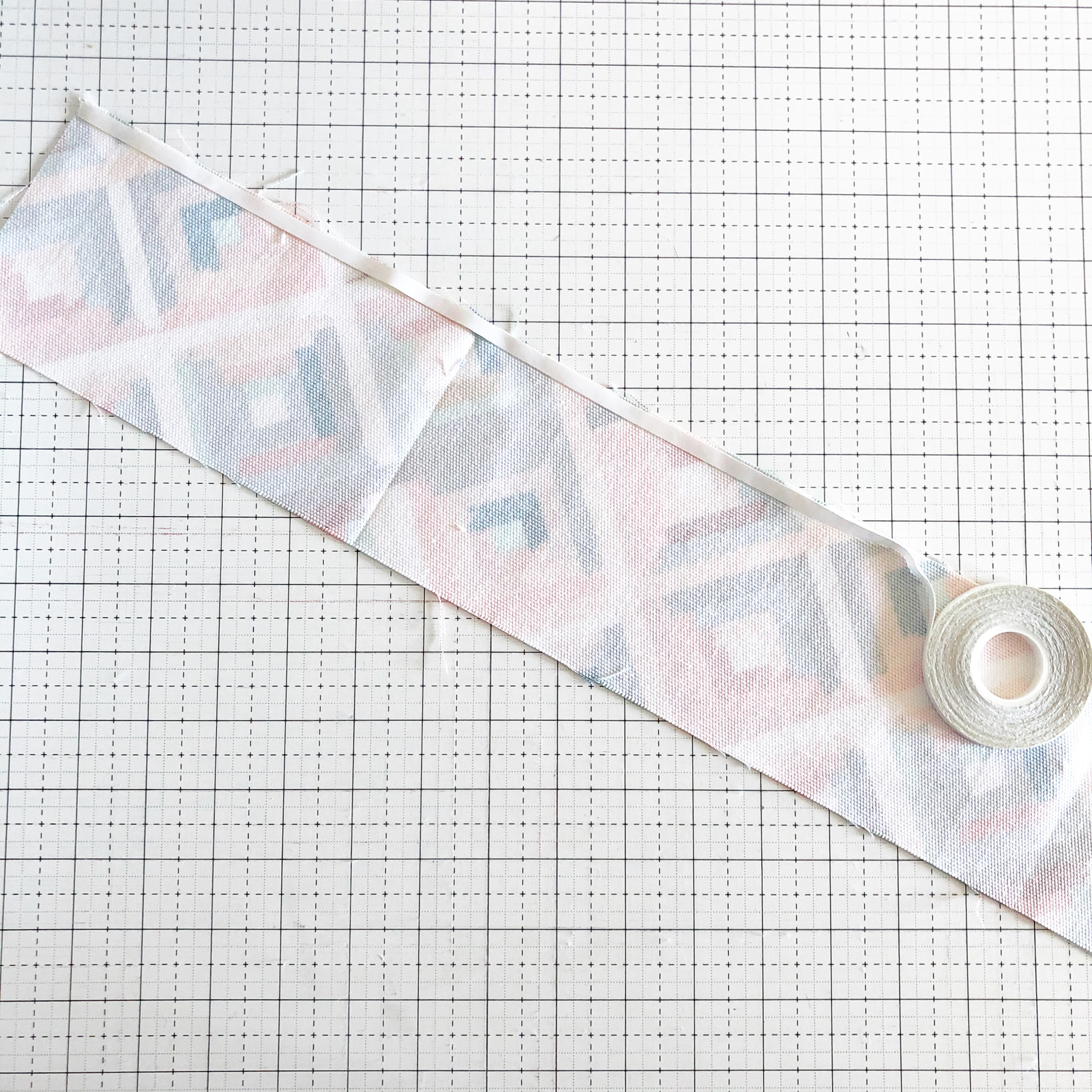 Canvas Market Bag Tutorial Preparing the fabric for sewing WeAllSew