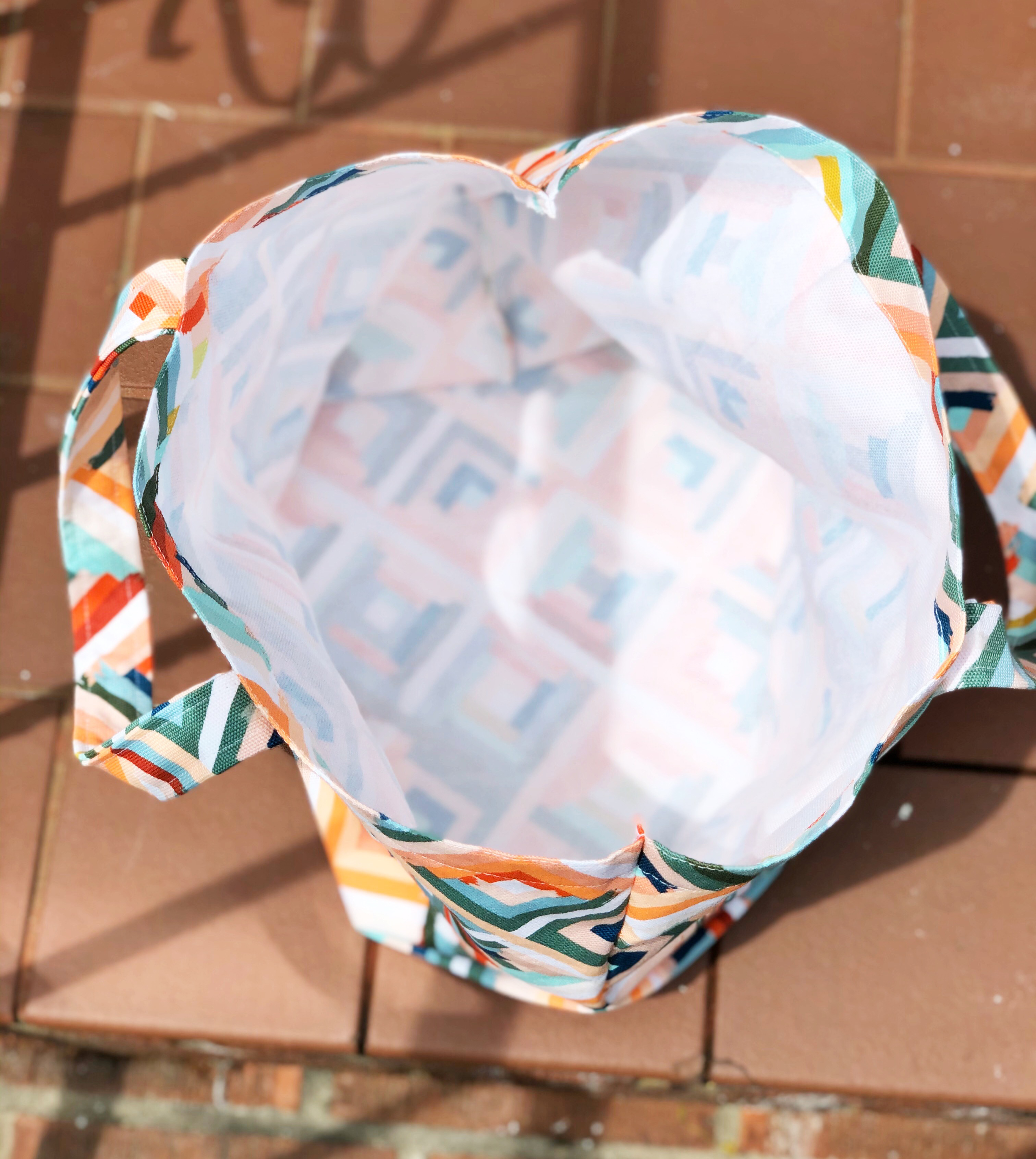 Canvas Market Bag Tutorial: Finished Project