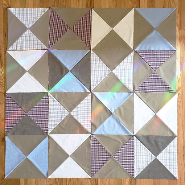 How to make a memory quilt: cutting and piecing